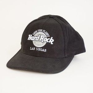 Hard Rock Cafe LAS VEGAS Black and Silver Hat